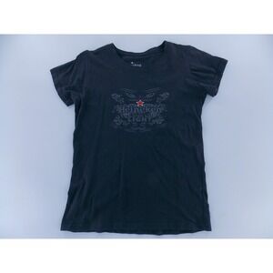 Heineken Graphic Tee Women Large Black Excellent Combed Ringspun Cotton Shirt